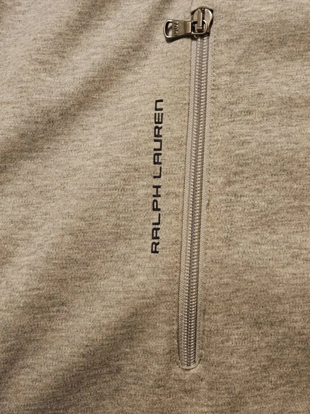 Polo Ralph Lauren Performance Full Zip Track Jacket Gray Navy 3XLT Big & Tall